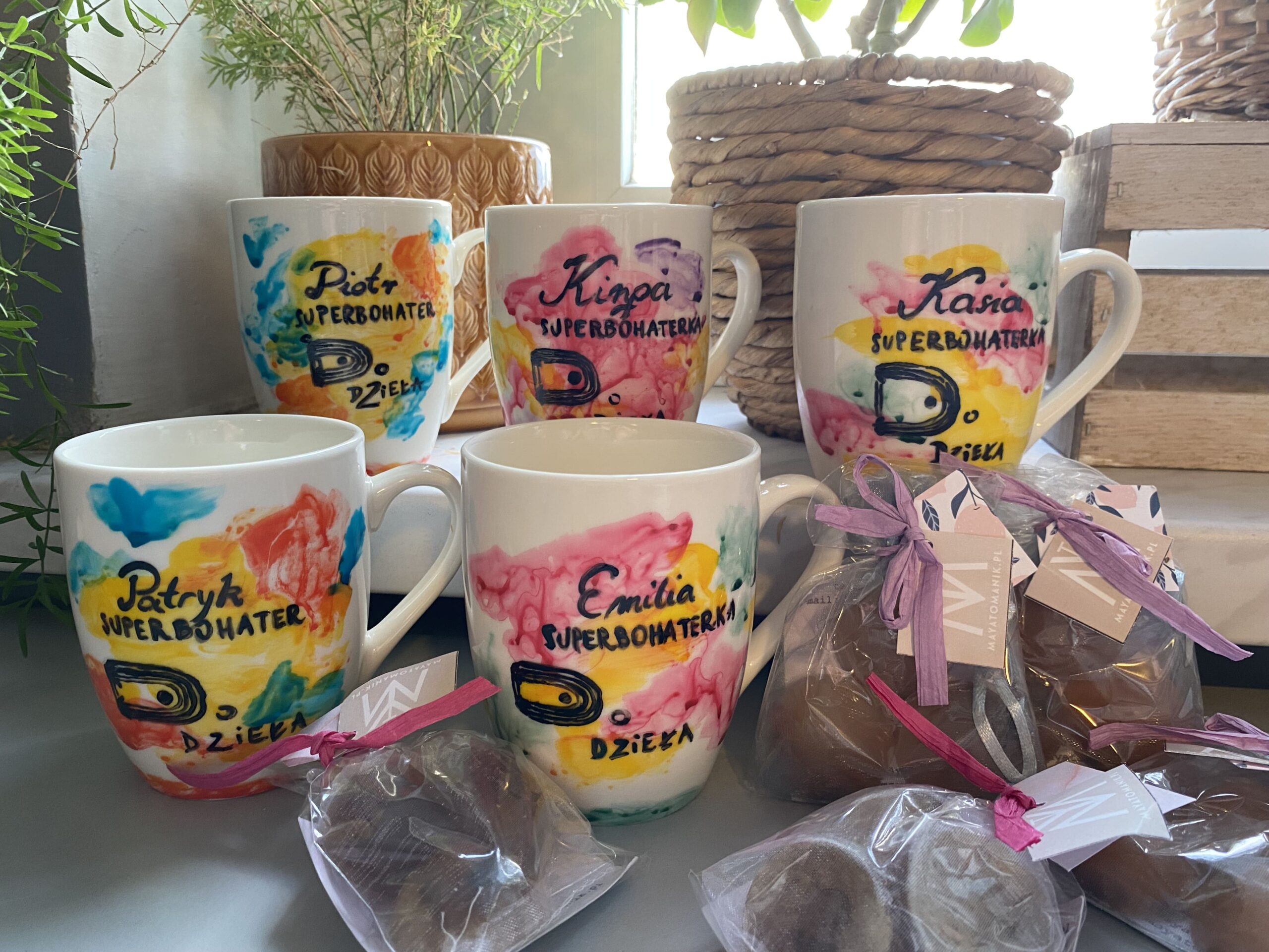 malowane kubki