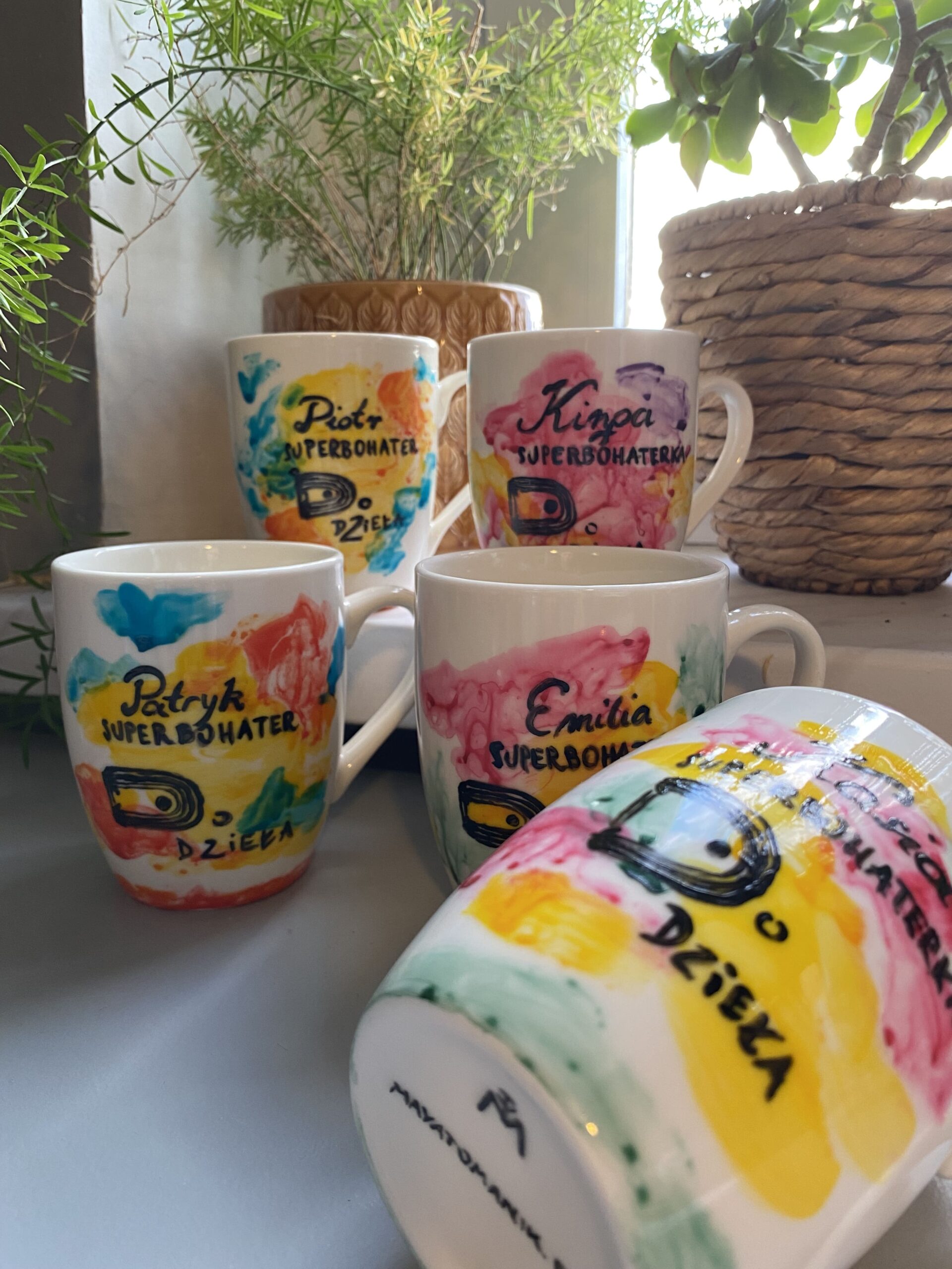 malowane kubki